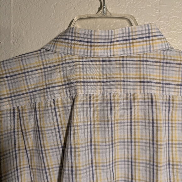 Van Heusen Men's Plaid Button-Up Shirt Pre-owned  Size 18. 34/35 - Picture 11 of 12